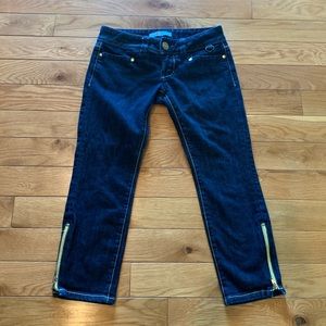 🚨5 for $20 Marciano Cropped Jean Capris Gold Hardware Size 25
